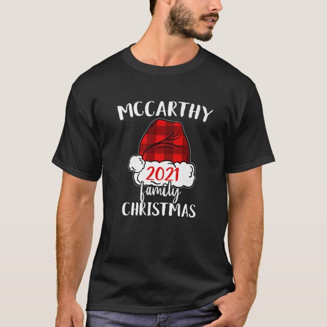 Camiseta Navidades 2021 Mccarthy Matching Pajama Santa Hat (Anverso)