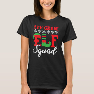Camiseta Navidades 8° grado ELF Escuadrón de Navidad Matanz