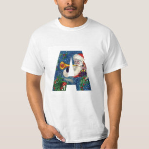 CAMISETA NAVIDADES A LETTER / SANTA CLAUS BUGLER