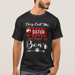 Camiseta Navidades A Los Que Me Llaman Hermana Oso Coincidi