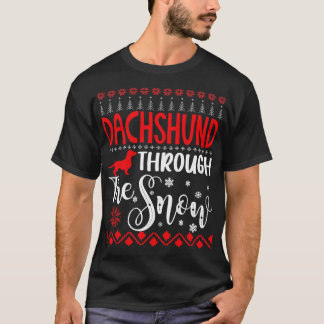 Camiseta Navidades a través de la nieve