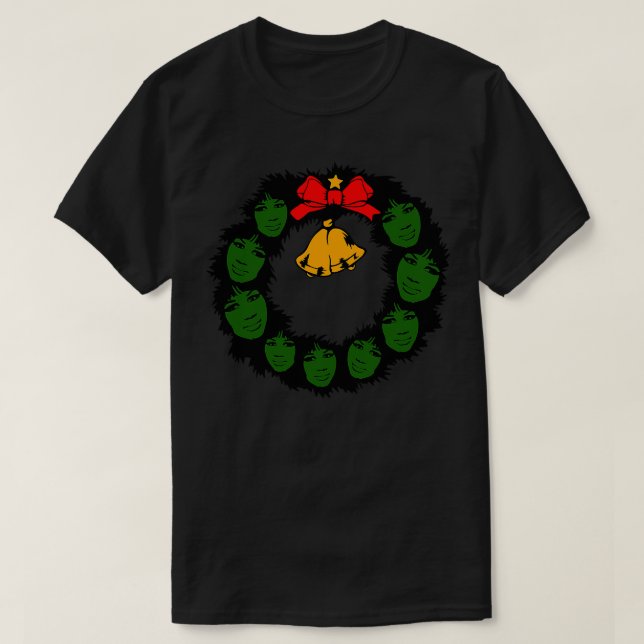 Camiseta Navidades A Wreath A Franklin (Diseño del anverso)