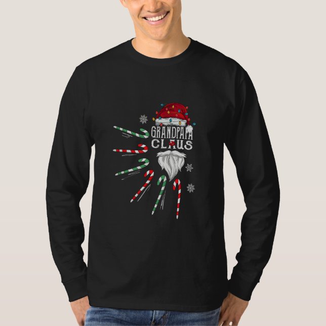Camiseta Navidades Abuelo Claus Abuelo Beard Candy Ca (Anverso)