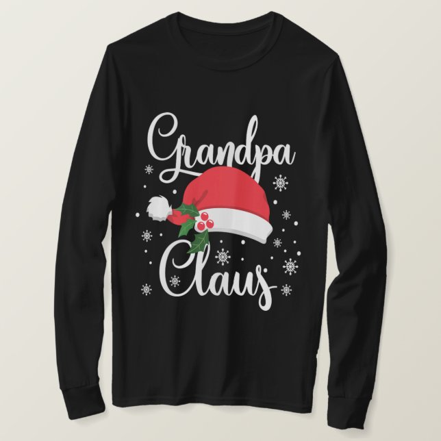 Camiseta Navidades Abuelo Claus coincidiendo con Pajama San (Anverso del diseño)