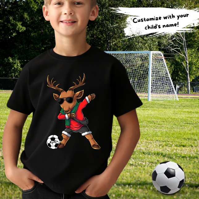 Camiseta Navidades abusando de la pelota de fútbol de cierv (Subido por el creador)