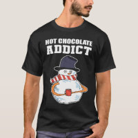 Navidades adictos al chocolate caliente persona