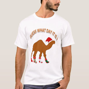 Camiseta Navidades Adivinan Qué Día Son Navidades Graciosos