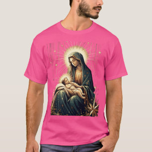 Camiseta Navidades Adjuntos Madre De Dios Con El Niño Jesús