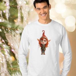 Camiseta Navidades adolescentes me dan el tee masculino