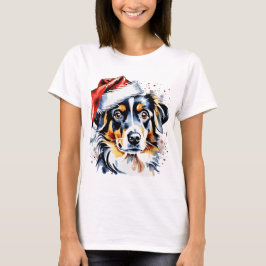 Camiseta Navidades adorables cachorros