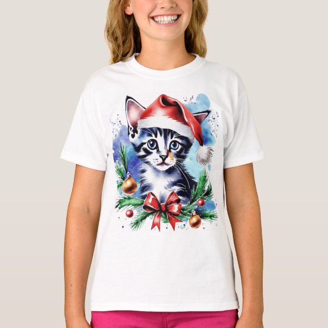 Camiseta Navidades adorables cachorros (Anverso)