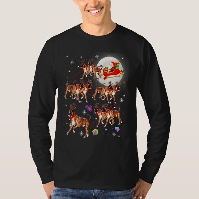 Camiseta Navidades adoran a Santa Claus viajando en bote na (Anverso)