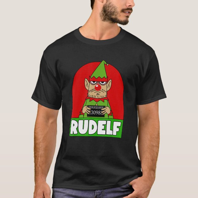 Camiseta NAVIDADES ADULTOS RUDELF Rude Elf (Anverso)