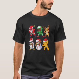 Camiseta Navidades African American Santa and Friends Gridd