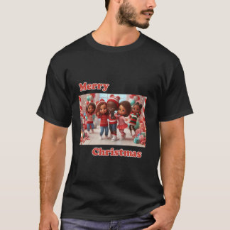 Camiseta Navidades afroamericanos de Candy Cane Lane Selfie