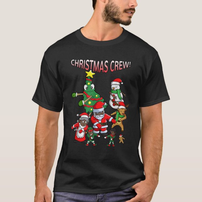 Camiseta Navidades afroamericanos de Santa Cruz (Anverso)