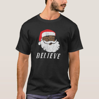 Camiseta Navidades afroamericanos Papá Noel Swea