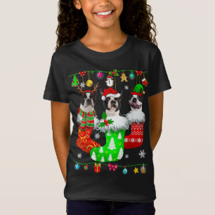 Camiseta Navidades agarran Pajama Perro Terrier de Boston c