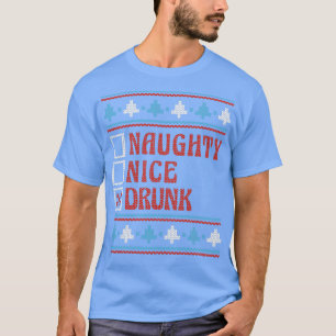 Camiseta Navidades Agradables O Raros Borrachos Feo