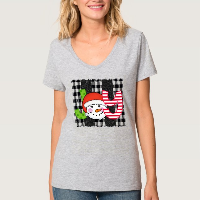 Camiseta Navidades alegres (Anverso)