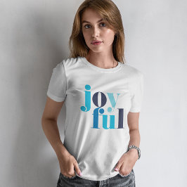 Camiseta Navidades "alegres" de Winter Blue