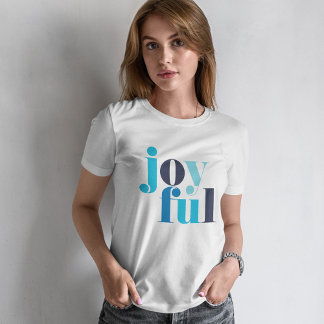 Camiseta Navidades "alegres" de Winter Blue