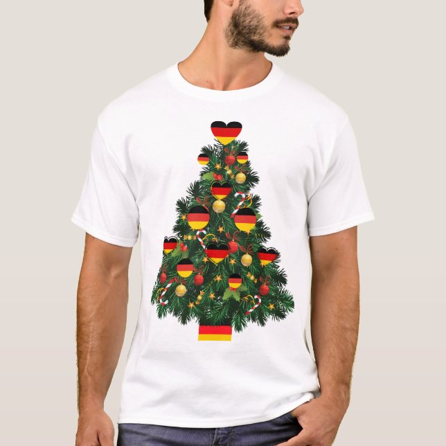 Camiseta Navidades alemanes festejan alemanes de Alemania (Anverso)