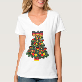 Camiseta Navidades alemanes festejan alemanes de madre alem