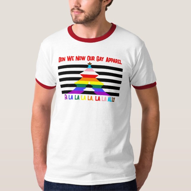 Camiseta Navidades Ally Progress Ally Shirt "Fa la ally" (Anverso)