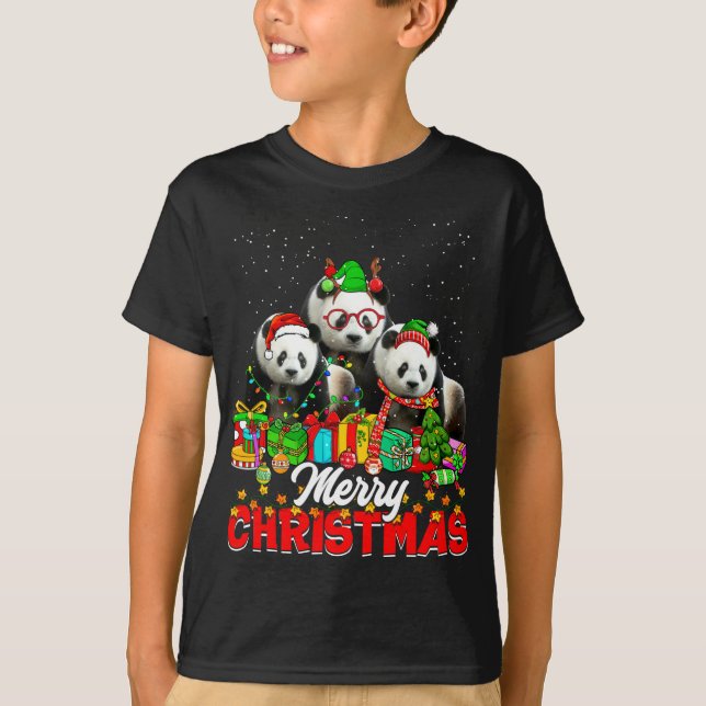 Camiseta Navidades alumbrados por árbol de navidad Pajama P (Anverso)
