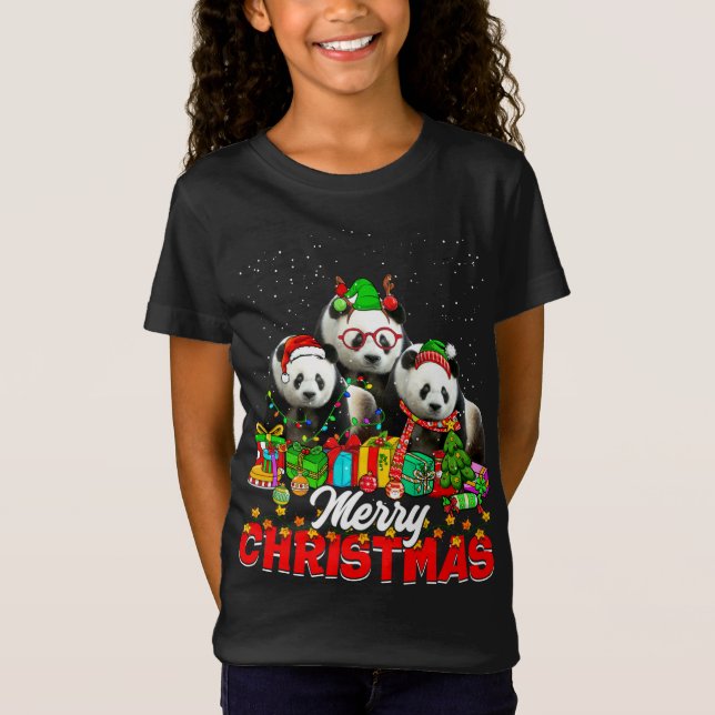 Camiseta Navidades alumbrados por árbol de navidad Pajama P (Anverso)