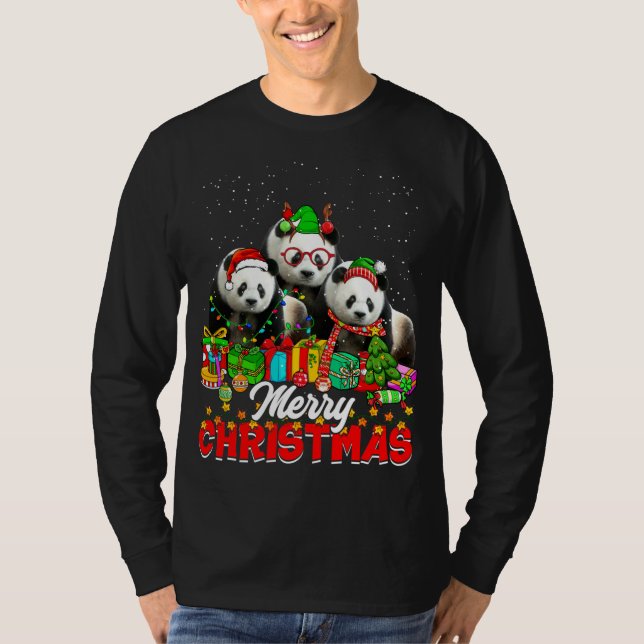 Camiseta Navidades alumbrados por árbol de navidad Pajama P (Anverso)