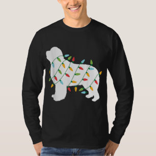 Camiseta Navidades alumbran a amantes de perros de Terranov