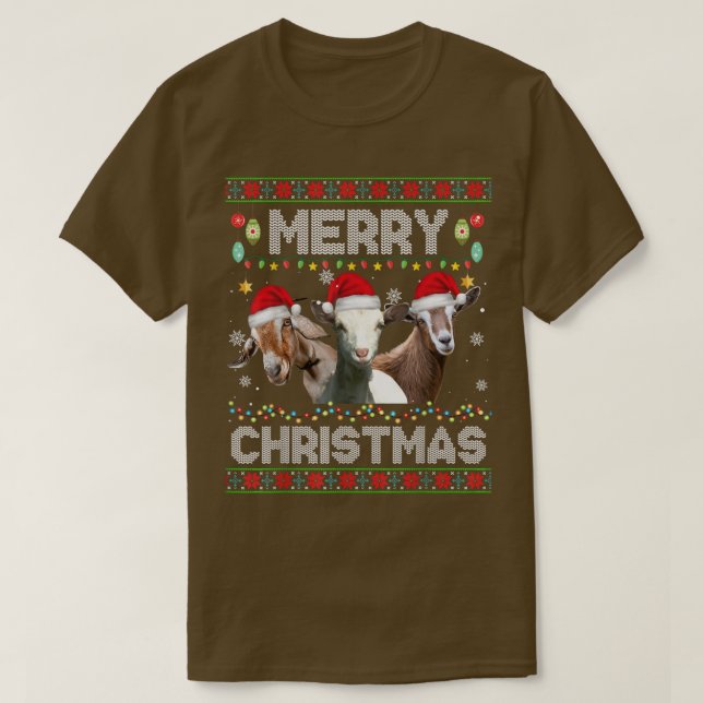 Camiseta Navidades alumbran divertidos navidades animales d (Diseño del anverso)