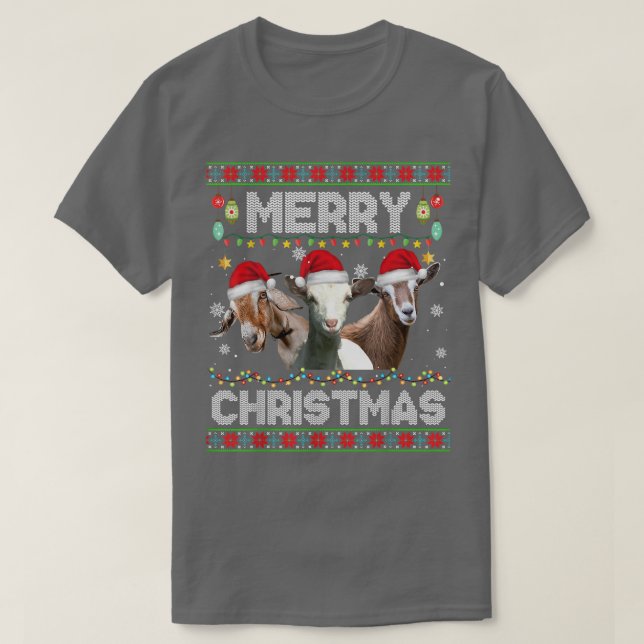 Camiseta Navidades alumbran divertidos navidades animales d (Diseño del anverso)
