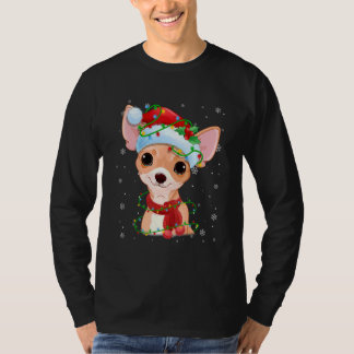 Camiseta Navidades alumbran estafa de perro de Chihuahua Sa