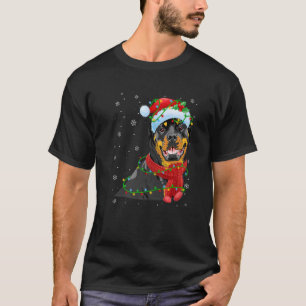 Camiseta Navidades alumbran la estafa del perro de Rottweil