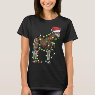 Camiseta Navidades alumbran Okapi Lover Divertida Navidad N