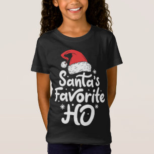 Camiseta Navidades amigables favoritas de Santa María navid