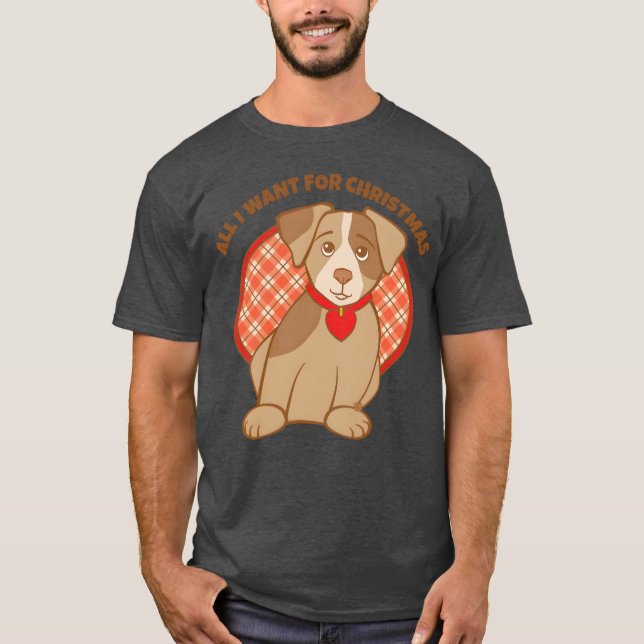 Camiseta Navidades Amigo del cachorro (Anverso)