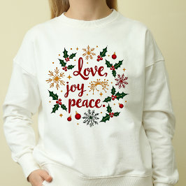 Camiseta Navidades Amor, Alegría, Paz