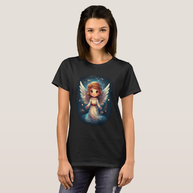 Camiseta Navidades Angel (Anverso completo)
