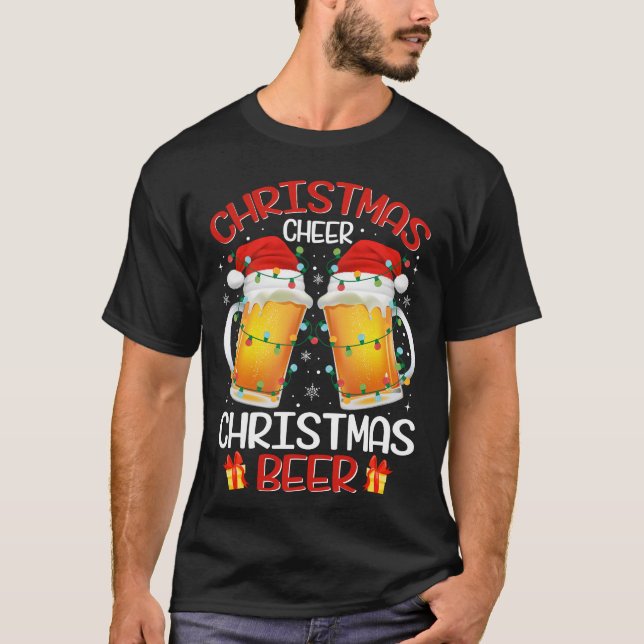 Camiseta Navidades animan a los Navidades a la cerveza (Anverso)