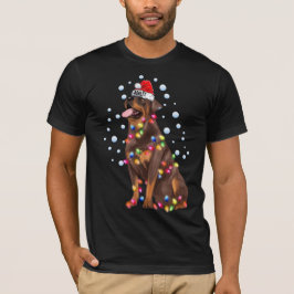 Camiseta Navidades animan a los perros Rottweiler