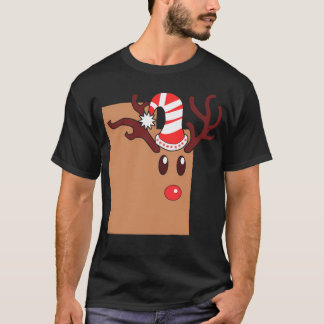 Camiseta Navidades Antlers Reindeer Utah Reindeer Head Antl