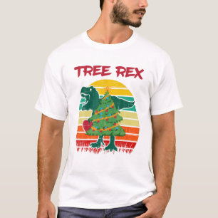 Camiseta Navidades Árbol de Dinosaurios Rex Navidades diver