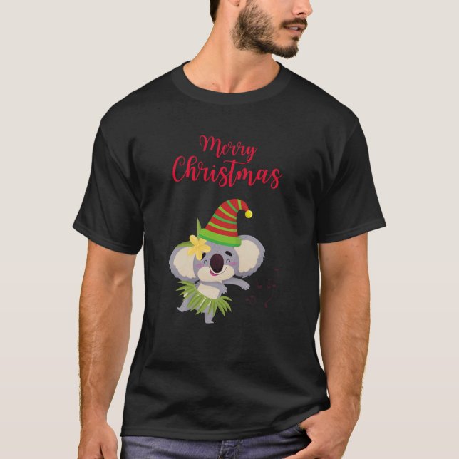 Camiseta Navidades australianos adoran el baile de diseño d