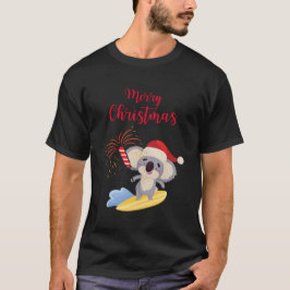 Camiseta Navidades australianos adoran el diseño de surf de