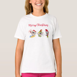 Camiseta Navidades australianos Fiesta con Cute Koalas