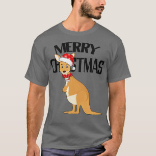 Camiseta Navidades australianos se burlan del canguro